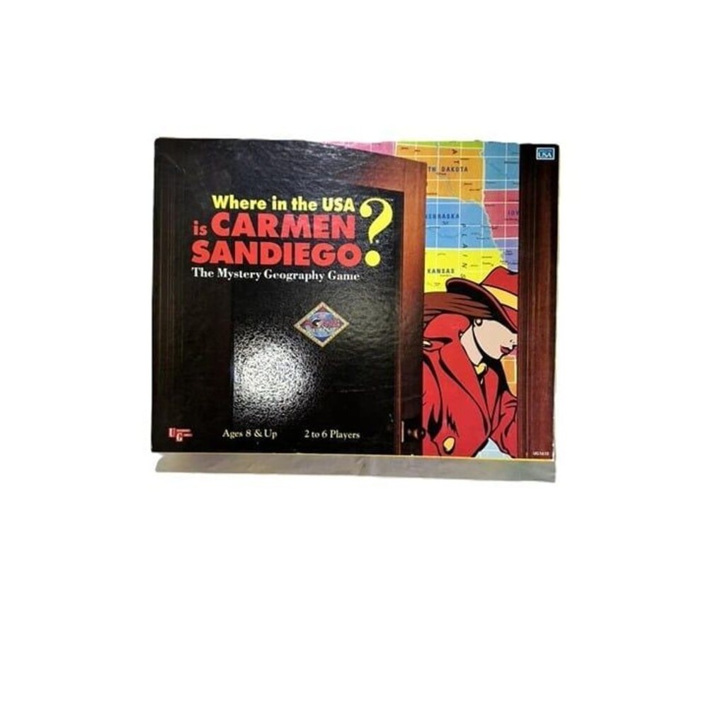 RARE MINT COND 1993 Where in the USA is Carmen Sandiego? Board Game University G